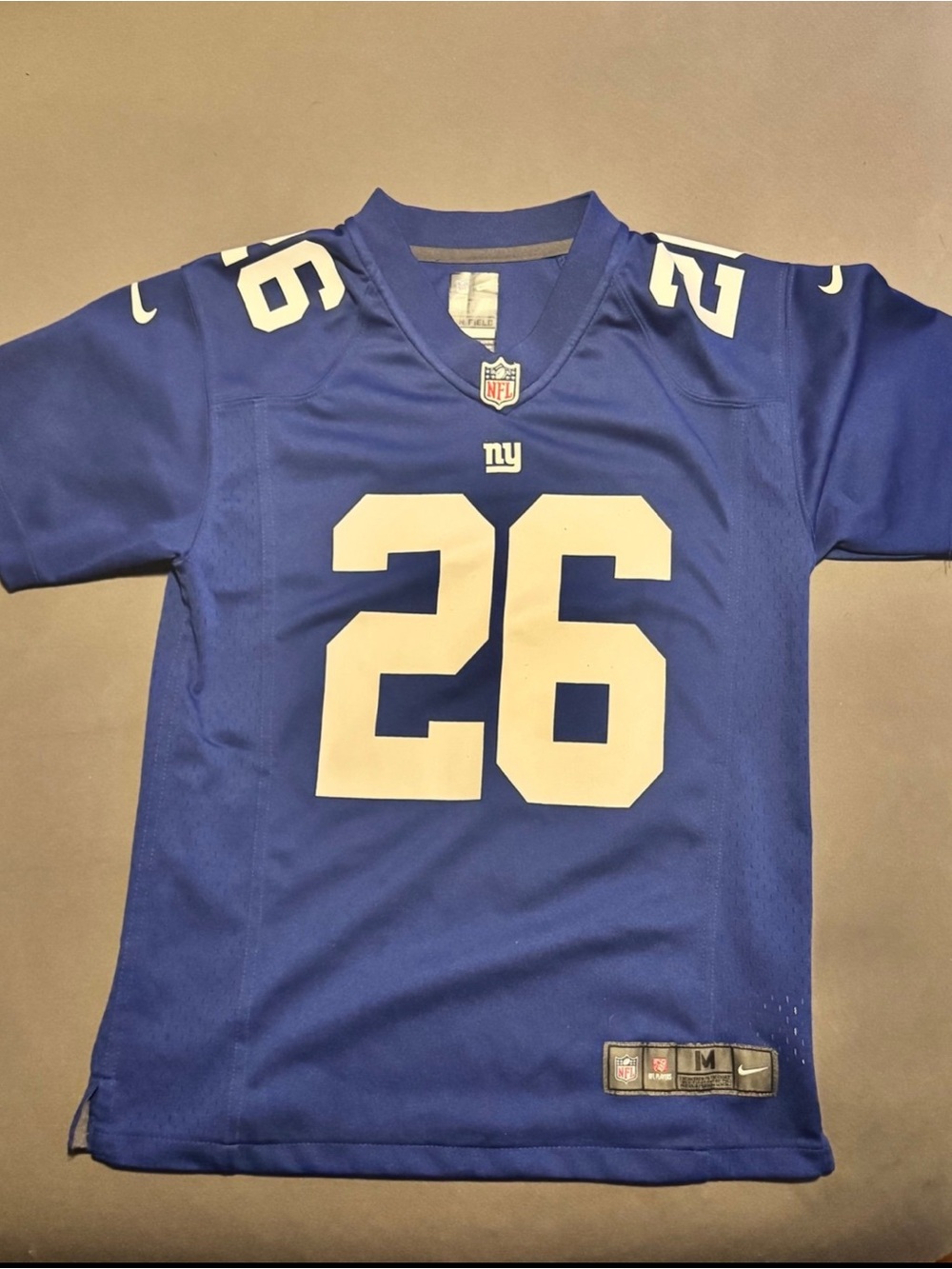 Nike Medium Kids Saquon Barkley Giants Jersey